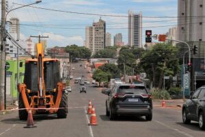 Ruas do Centro passam por recapeamento