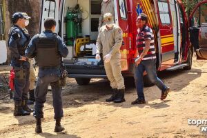 Moradores registraram toda confusão