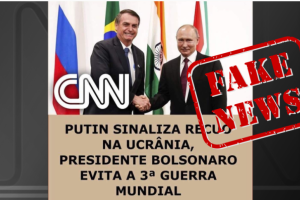 Montagem com o logo da CNN foi publicada pelo ex-ministro Ricardo Salles