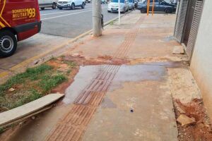 Local onde o acidente aconteceu