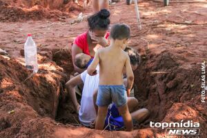 Famílias de Campo Grande protestaram por moradia