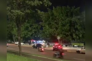 Polícia fez perseguição a motociclistas na Afonso Pena