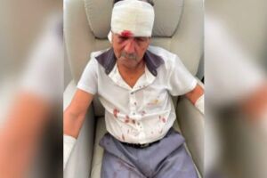 Motorista de ônibus é espancado após batida de carro (vídeo)