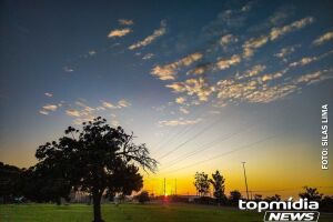 Domingo será de chuvas rápidas e temperatura de até 35&ordm;C em MS