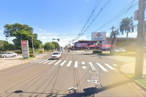 Acidente aconteceu em um dos cruzamentos da avenida Ceará