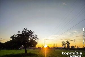 Segunda-feira terá tempestade e muito calor em MS