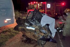 Batida foi forte e homem morreu no local 