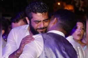 Henrique desaba em lágrimas ao lembrar de Marília Mendonça no casamento do irmão