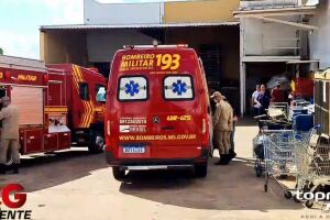 Mulher agiu para não perder dedo em supermercado 