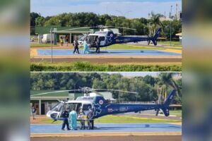 Adolescente que sofreu acidente em Porto Murtinho é transferido de helicóptero para Toledo