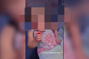 Menina de 5 anos fuma cigarro eletrônico em Ponta Porã