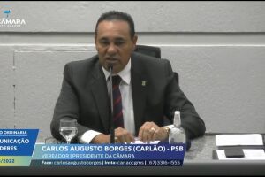 Vereador Carlão avisou vereadores que estão em pré-campanha