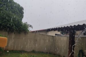 Morador do Santo Antônio registrou chuva forte