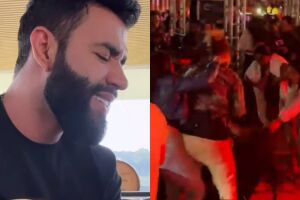 Briga aconteceu durante show do Gustavo Lima