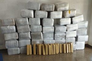 Montante de droga apreendido