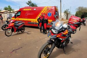 Corpo de Bombeiros fez o resgate das vítimas
