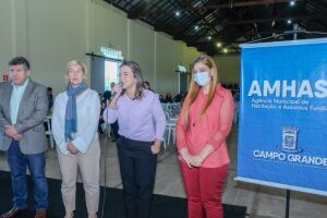Adriane Lopes, durante o evento