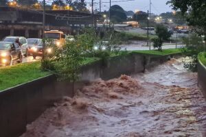 Previsão acerta e cai o mundo em Campo Grande