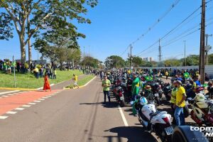 Acompanhe a motociata do presidente Jair Bolsonaro em Campo Grande ao vivo