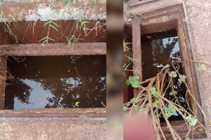 Bueiro sem grade de proteção preocupa moradores no Isabel Garden