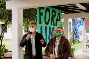 Protesto pede nomeação de reitor eleito na UFGD