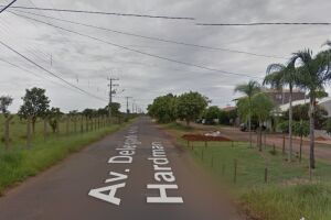 Rua onde o crime aconteceu