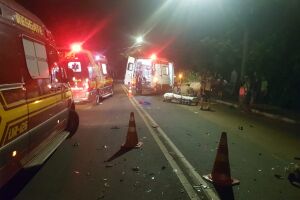 Garupa de moto morre na hora em acidente em Naviraí