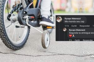 Bicicleta foi prometida pelo internauta