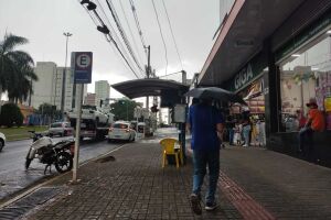 Alerta já indicava possibilidade de chuva no início da tarde de hoje
