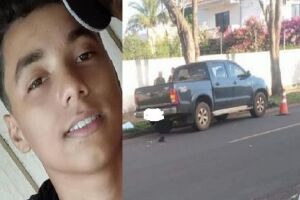 Jovem é atropelado por caminhonete, bate a cabeça em meio-fio e morre em Naviraí