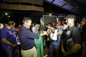 Além das homenagens recebidas, Riedel e Tereza também se reuniram com lideranças