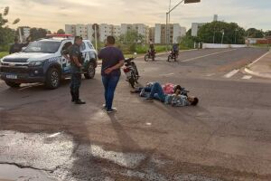 A equipe cobria um acidente no bairro Aero Rancho