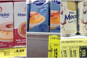 Leite condensado a quase R$ 9 gera reclamação no interior de MS