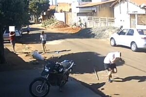 Caso foi registrado por câmeras de segurança