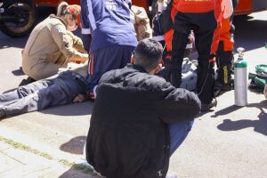 Apesar de socorro rápido, morre idoso atropelado por moto em Campo Grande