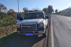 Morador de MS é preso com caminhonete furtada no Paraná