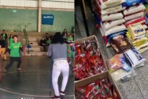 Gincana arrecadou 350 Kg de alimentos 