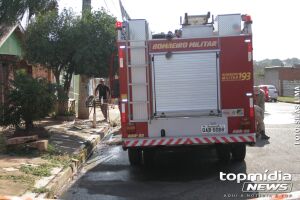 Incêndio ocorreu na tarde desta segunda-feira