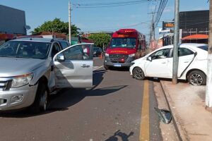 Acidente mobilizou Corpo de Bombeiros