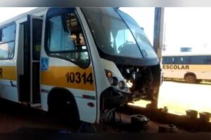 Imagem de ônibus quebrado foi enviada ao MPE