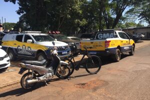 Usuários de drogas são flagrados com moto furtada pela Guarda Municipal de Dourados