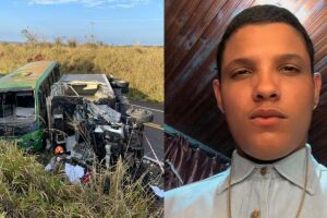 Bruno foi arremessado e morreu na hora 