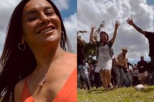 Atriz agradeceu a experiência vivida na novela 