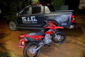 Polícia recupera moto furtada do pátio do Detran em MS