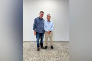 Riedel e Tereza Cristina recepcionam Braga Netto em Campo Grande