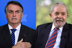 Bolsonaro está abaixo de Lula nas pesquisas