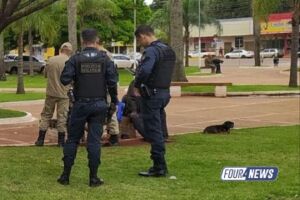 Mulher esfaqueia homem, tenta fugir, mas é presa em Sidrolândia
