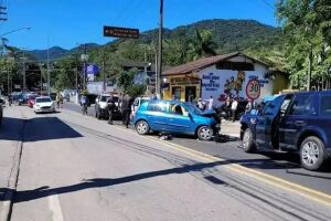 Assassino fugiu na contramão em São Sebastião 