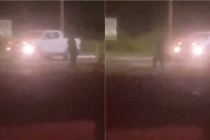Vídeo mostra segurança atirando em rapaz em tabacaria de Campo Grande