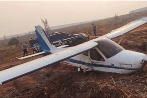 Polícia investiga pouso forçado de aeronave em MS